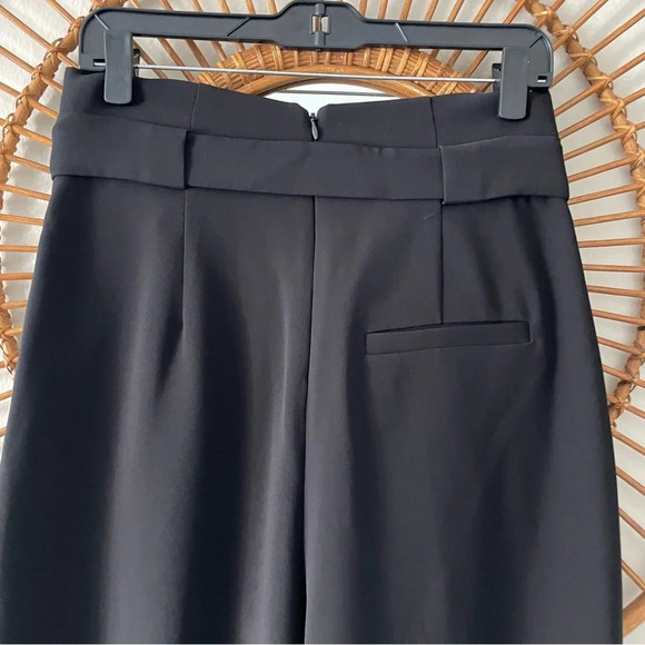 COS High paper bag waist pant crop wide leg Sz S - Picture 4 of 6